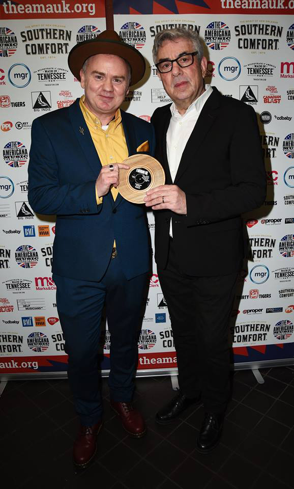 Dean Owens with Graham Gouldman - AMA-UK 2019