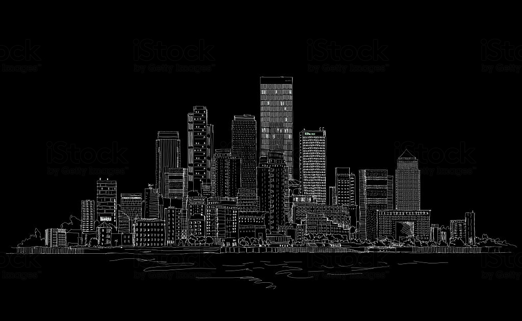 Canary Wharf business aria, London, Sketch collection